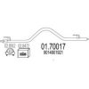 MTS 01.70017 Exhaust Pipe